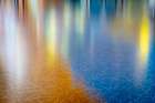 Canada, British Columbia, Whistler. Abstract blur of sunlight on floor. Art Print